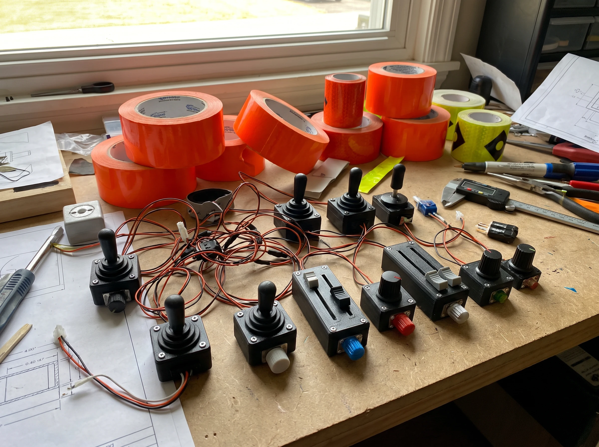 Rigging parts tray